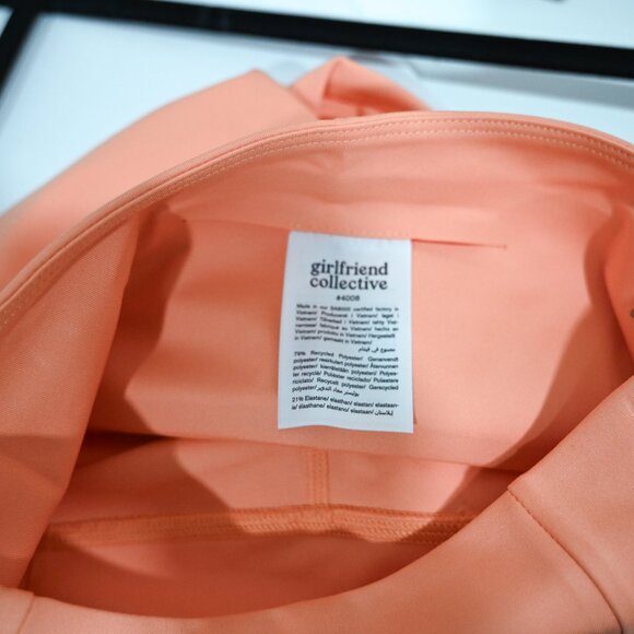 Girlfriend Collective Size XS Orange Leggings and Sports Bra Set NWT - Picture 8 of 9